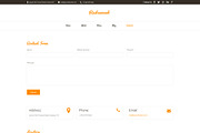 Orange Restaurant PSD Template, a Websites & App Template by WebbyTemplates (Thumbnail 7 of 7)