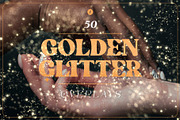 Golden Glitter Overlays, a Texture Graphic by Freezerondigital (Thumbnail 1 of 16)