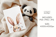 5x7 Baby Shower Card Mockup, a Mockup by EmpaviMockups (Thumbnail 6 of 8)