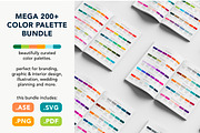 MEGA 200+ Color Palette Bundle, a Palette Add-On by Ellen Carty Design (Thumbnail 3 of 14)