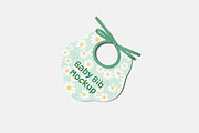 Baby Bib Mockup, a Product Mockup by bimockup (Thumbnail 4 of 6)