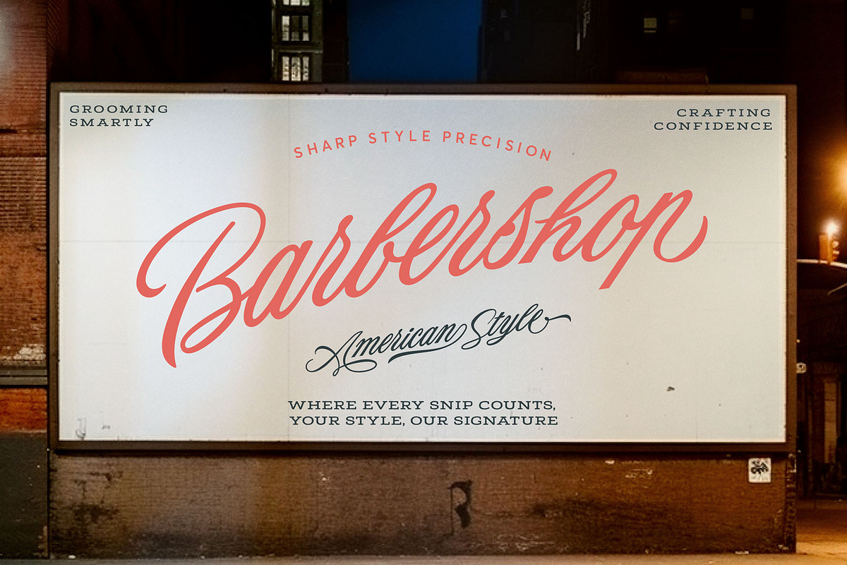 The Original - Retro Script, a Script Font by Blessed Print (Photo 11 of 19)