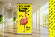 High-Impact Roll-up Banner Mockups i, an Advertising Mockup by Elite Mockups (Thumbnail 2 of 5)