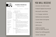 Creative Resume | CV for designer, a Resume Template by aivos (Thumbnail 6 of 7)