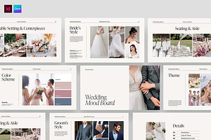 Wedding Mood Board Presentation, a Presentation Template by BrandPacks