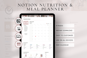 Meal & Nutrition Tracker For Notion