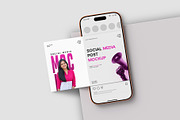 Social Media Post Mockup Bundle, an Advertising Mockup by graphypix (Thumbnail 7 of 13)