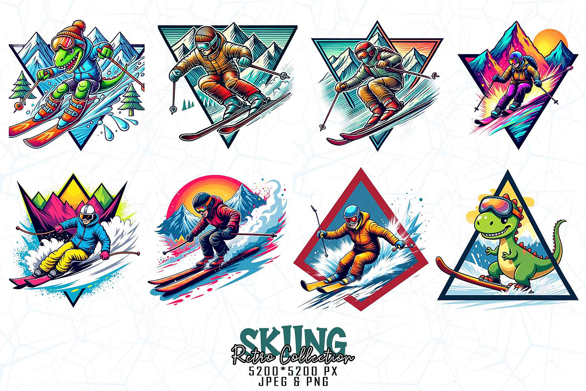 Winter Skiing Sport Lover Graphics, a Graphic by Sofia's Fashion (Photo 3 of 3)