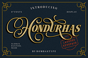 Hondurhas Layered, a Serif Font by Bombastype (Thumbnail 1 of 11)