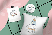 Cute houses and trees, a Decorative Illustration by Olia (Thumbnail 9 of 10)