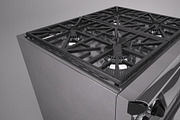 30 inch gas range cooker, a Furniture 3D Model by kjpargeterimages (Thumbnail 12 of 15)