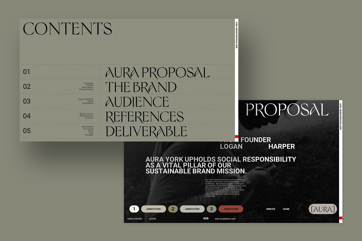 AURA | Brand Proposal Presentation, a Presentation Template by Work_Stock (Photo 7 of 10)