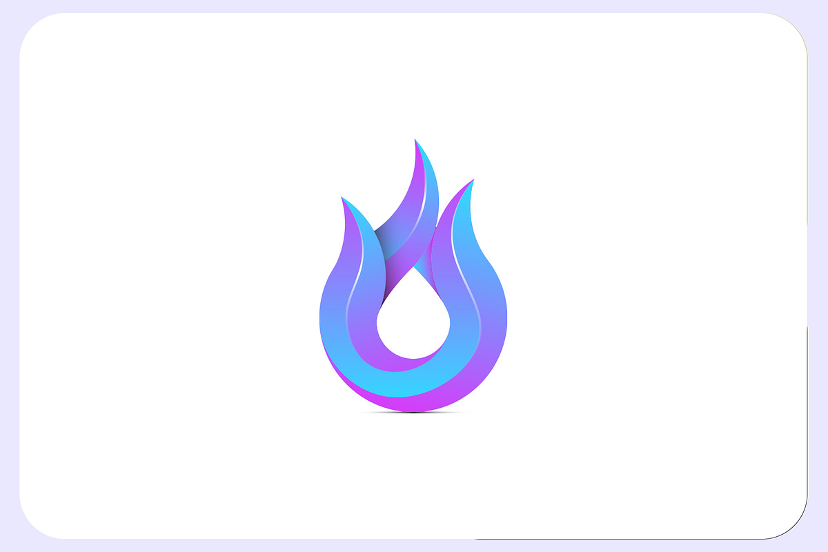Blue Fire Modern Brand Logo Template, a Branding & Logo Template by Graplick (Photo 1 of 3)