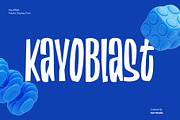 KayoBlast - Playful Display Font, a Sans Serif Font by Get Studio (Thumbnail 1 of 10)