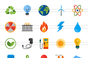 100 Energy Flat Icons, a Solid Icon by IconBunny (Thumbnail 2 of 2)