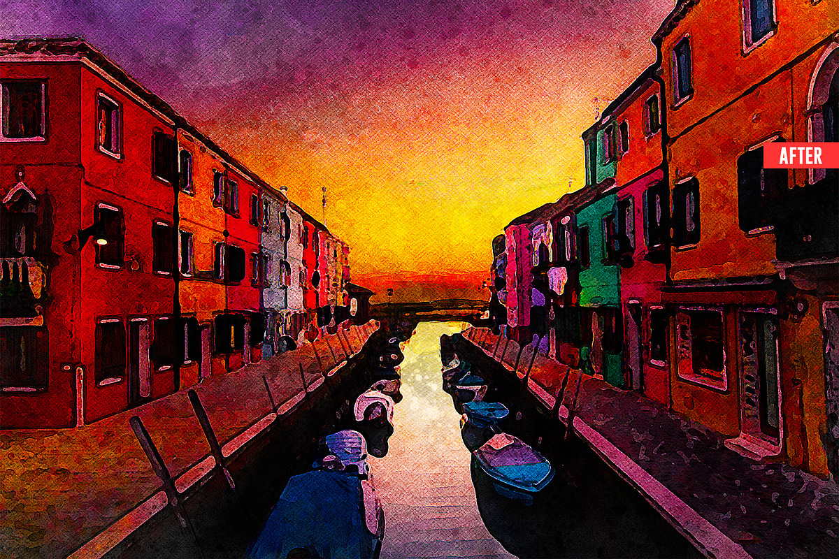 Pure Watercolor Photoshop Action, an Action Add-On by Design Forest (Photo 6 of 32)