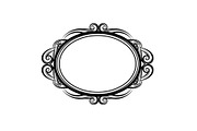 Vintage Oval Frame Vector Bundle, an Illustration by musafir_fashion (Thumbnail 26 of 31)