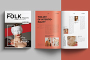 FOLK Modern Magazine Template, a Magazine Template by NorthPeak (Thumbnail 4 of 14)
