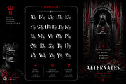 Royal Hatred Typeface, a Blackletter Font by alit design (Thumbnail 13 of 20)