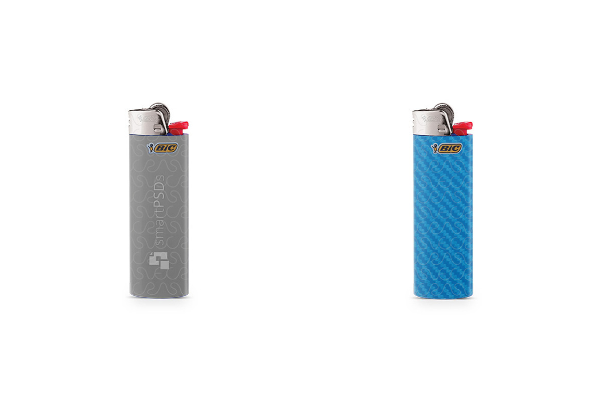 BIC Classic Lighter(2021) Vinyl Skin, a Product Mockup by VecRas
