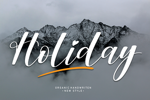 Holiday Script Font