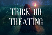 Trick or Treating Serif Font, a Serif Font by Graphicxell (Thumbnail 1 of 4)