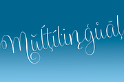 Serenus Condensed, a Script Font by Eurotypo (Thumbnail 5 of 5)