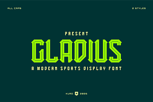 Gladius, a Serif Font by KURO
