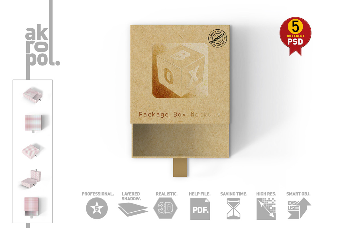 squarebox Mock Up, a Cups & Container Mockup by akropol (Photo 14 of 15)