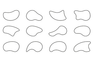 Organic Random Outline Form