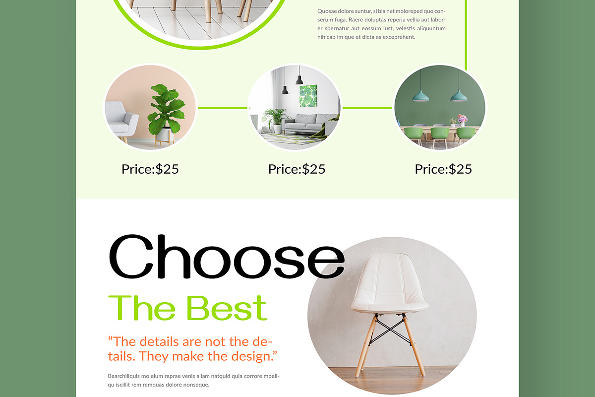 Interior Furniture Landing Page, an UI Kit Template by CreativeShaper (Photo 3 of 6)