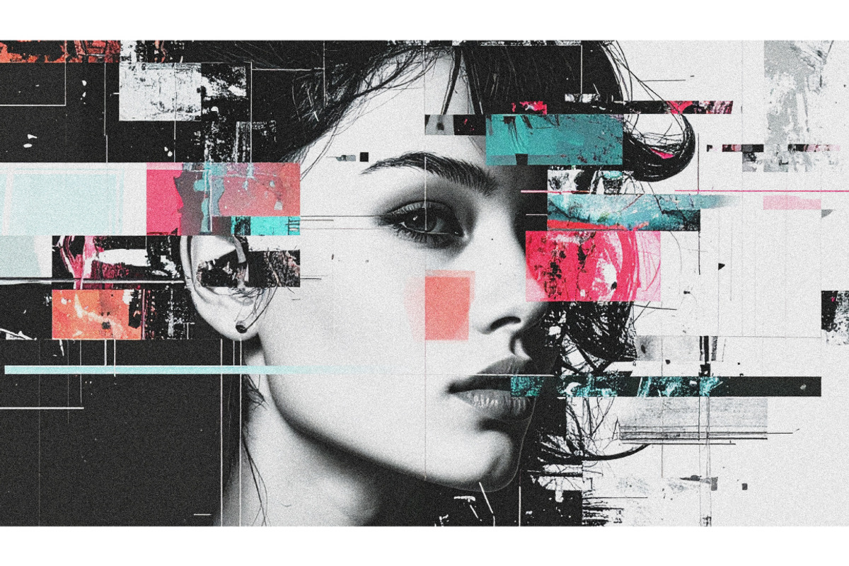 Beautiful Noise 2 Abstract Collages, a Texture Illustration by Offset (Photo 6 of 21)