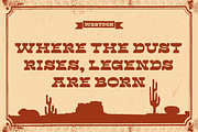 Westoon Bold Western Slab Serif Font, a Slab Serif Font by Namela Studio (Thumbnail 7 of 10)
