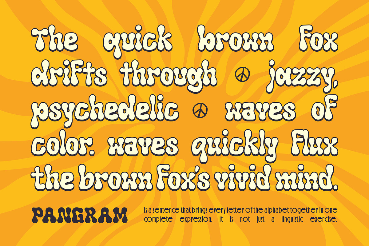 Orijoqu – Bold Liquify Psychedelic, a Font by Typia Nesia (Photo 4 of 12)