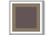 Floral Vector Quadratic Frame, a Texture Graphic by FineArtStudio (Thumbnail 3 of 3)
