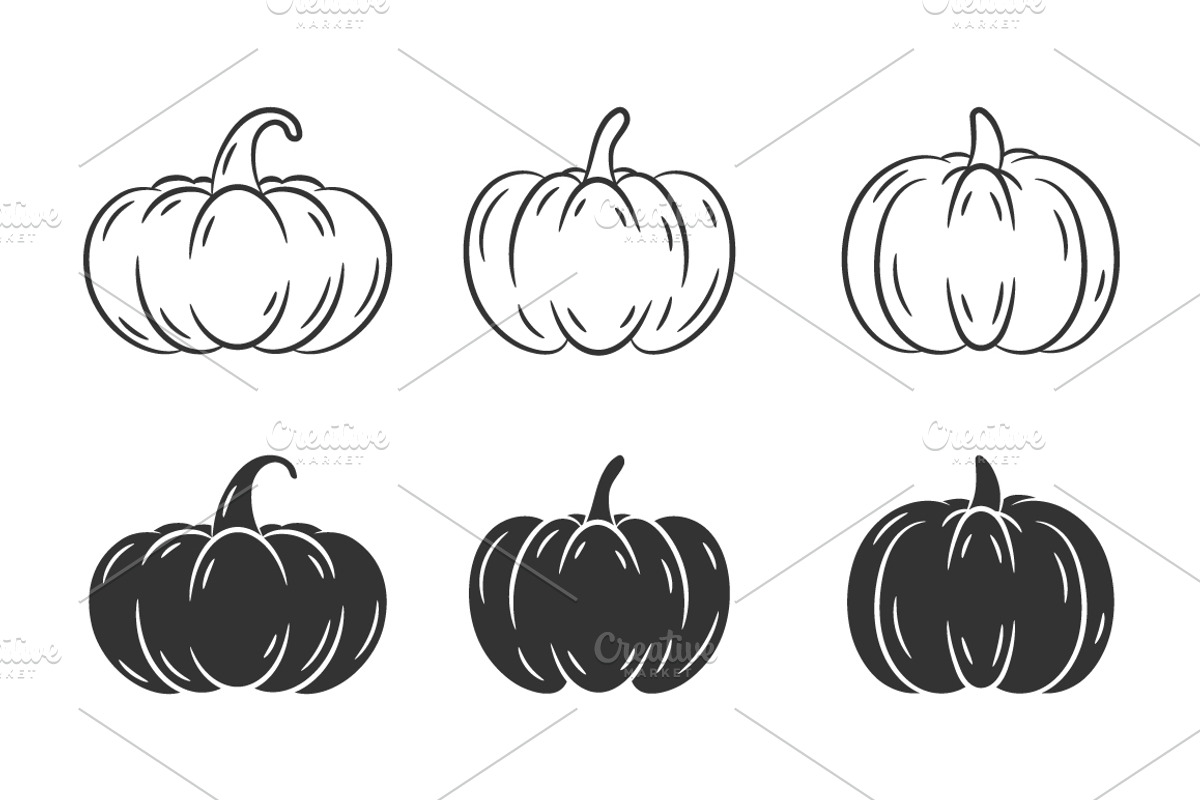 Pumpkins, a Graphic by PixMarket