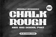 Chalk Rough - Kids & School Font, a Serif Font by QR Design Studio (Thumbnail 1 of 8)