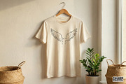 Angel Wings PNG, Minimalist Line, an Illustration by SharpMarketplace (Thumbnail 4 of 4)