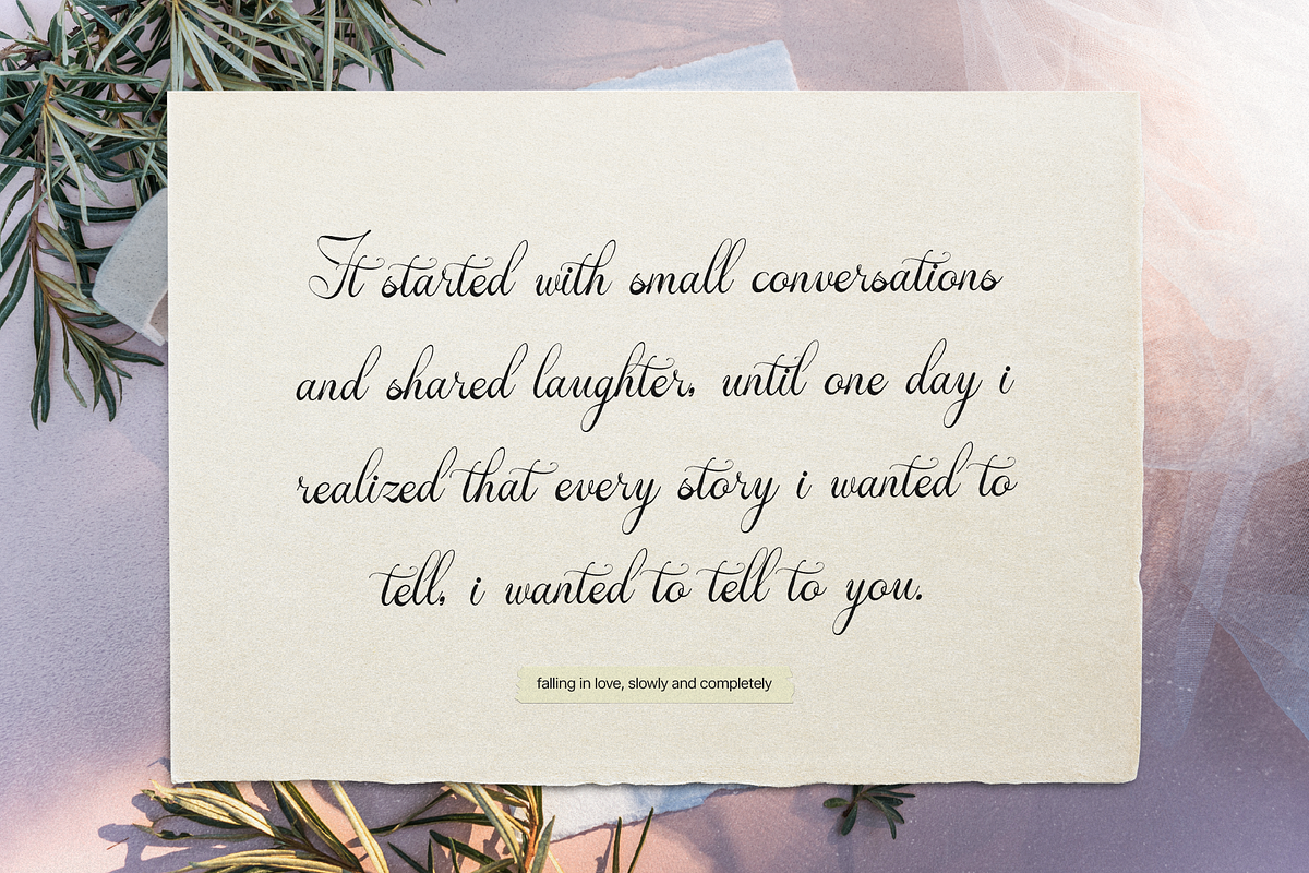 Alventary | Classic Elegant Script, a Script Font by gracetype_studio (Photo 5 of 12)