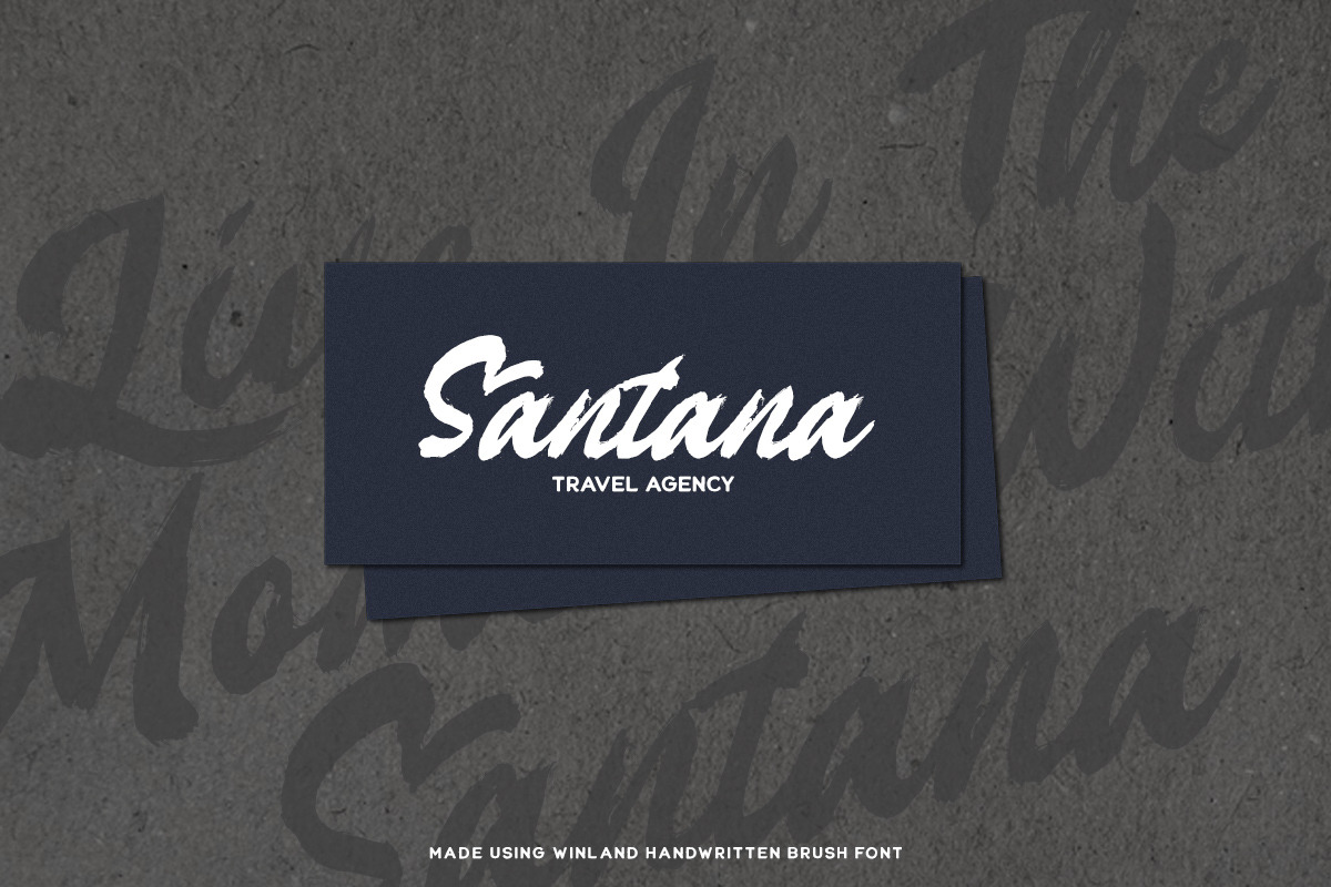 Winland - Brush Font, a Script Font by Littlehand (Photo 6 of 9)