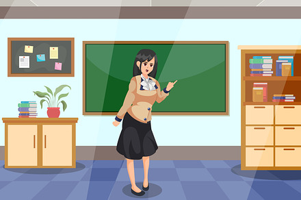 Back to School Flat Illustration
