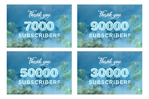 Frozen Subscribers Banner Design