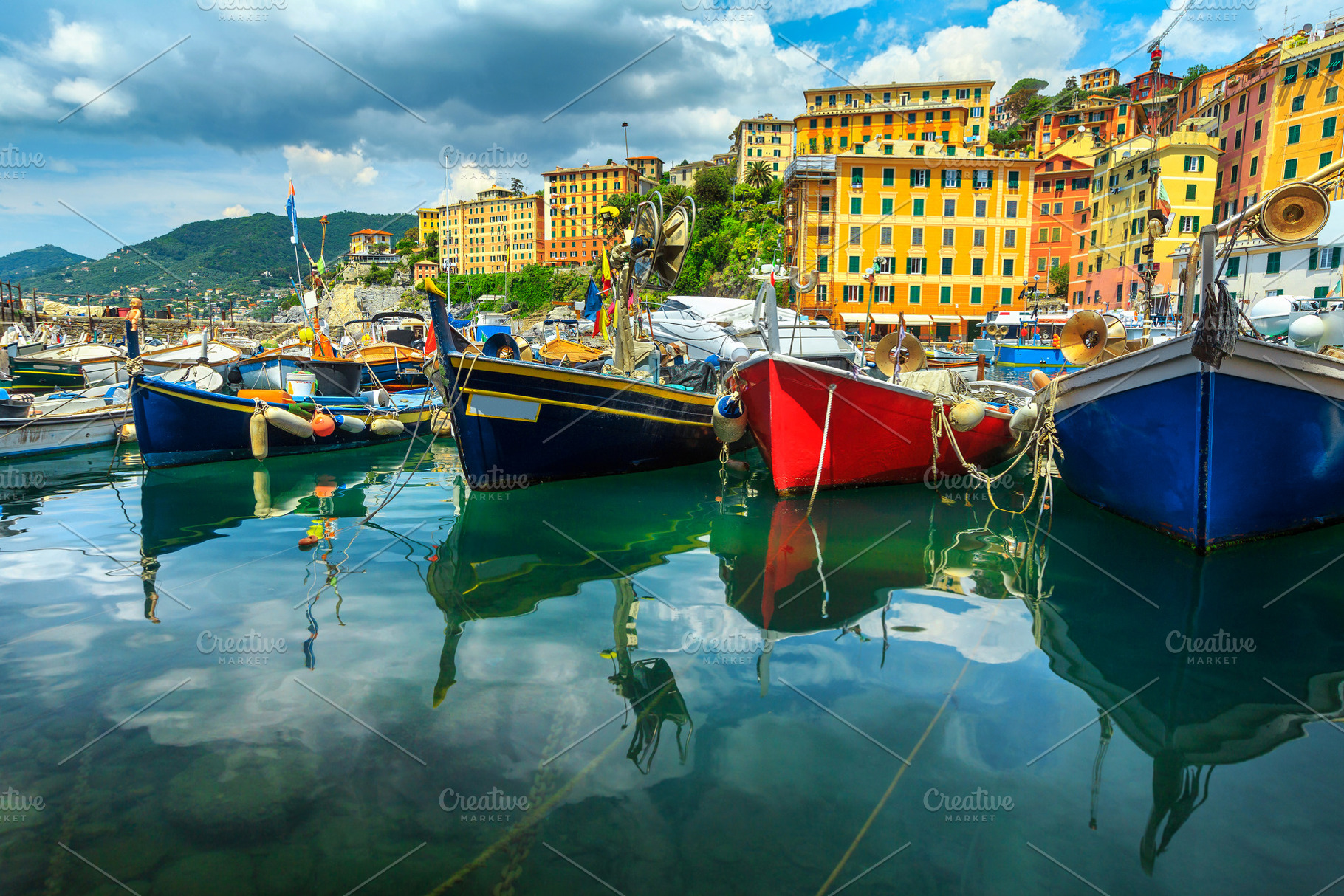 Stunning mediterranean harbor, a Transportation Photo by Alpine Dreams