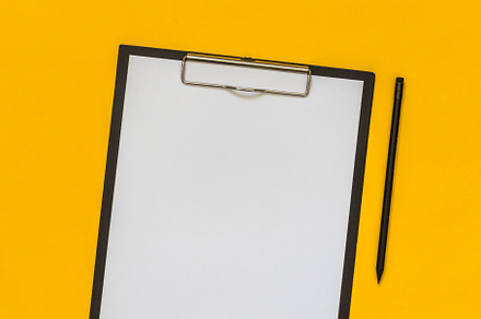 Flat lay black business accessories stock photo containing flat and lay