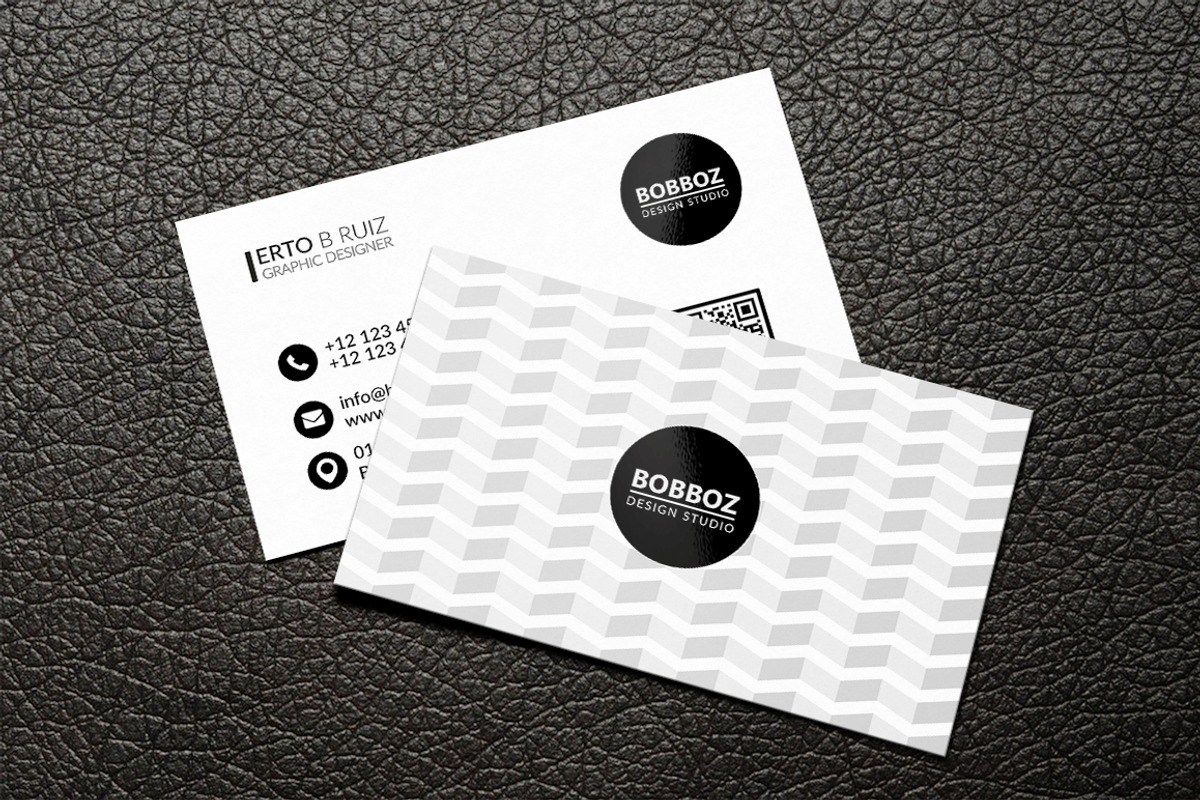 Clean & Modern Business Card, a Templates & Theme by Bobboz Store (Photo 3 of 3)