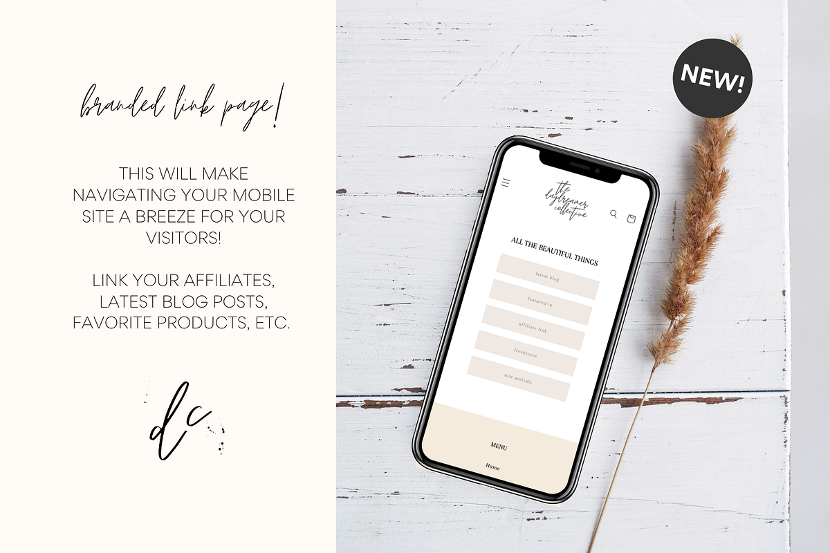 Shopify Template | Daydreamer Co, a Templates & Theme by Easy Website Themes (Photo 7 of 9)