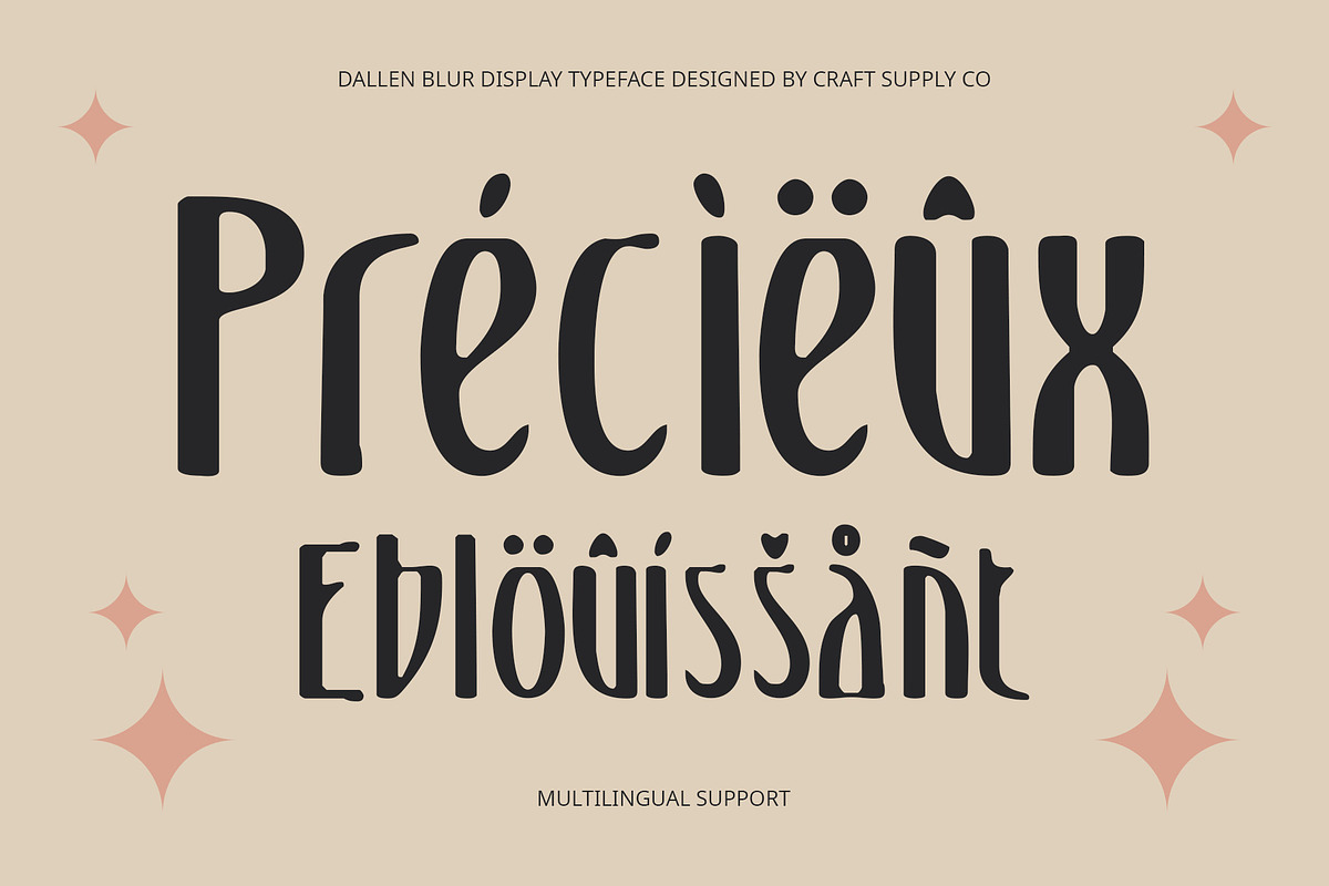 Dallen Blur, a Serif Font by Craft Supply Co. (Photo 4 of 8)