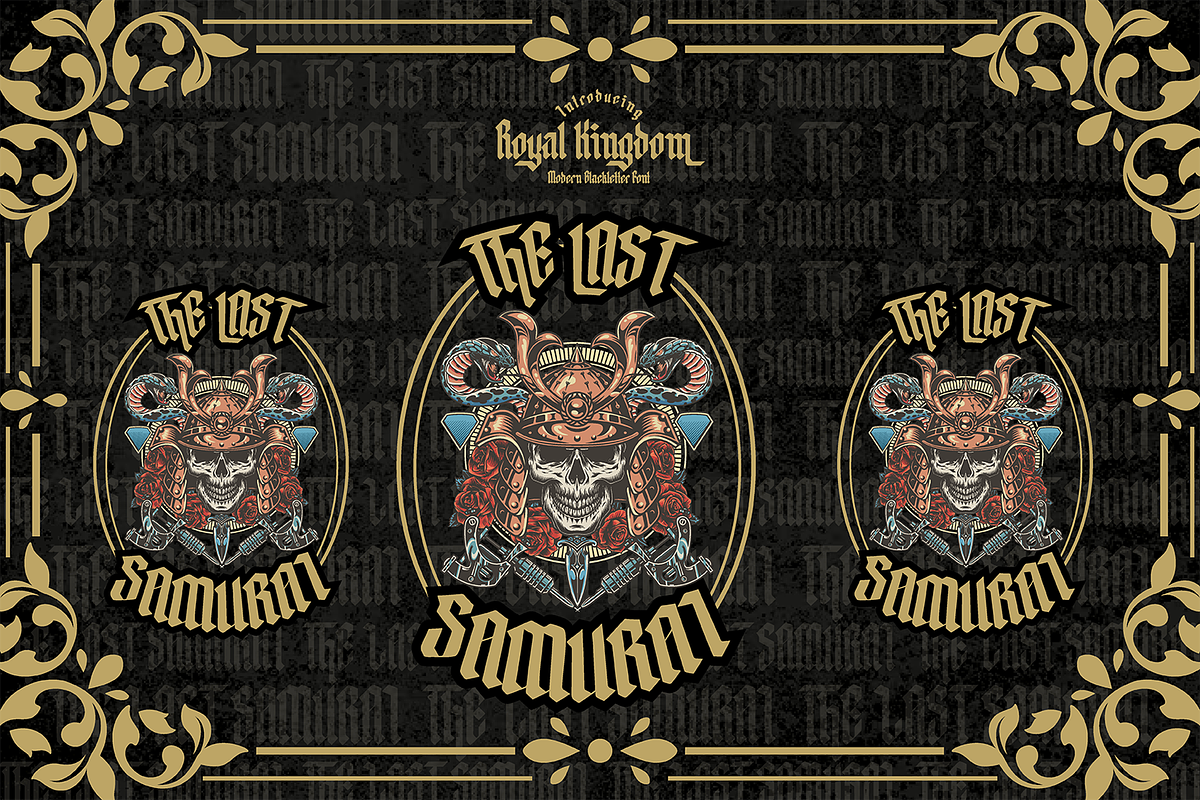 Royal Kingdom - Blackletter Font, a Blackletter Font by Pixesia Studio (Photo 5 of 10)