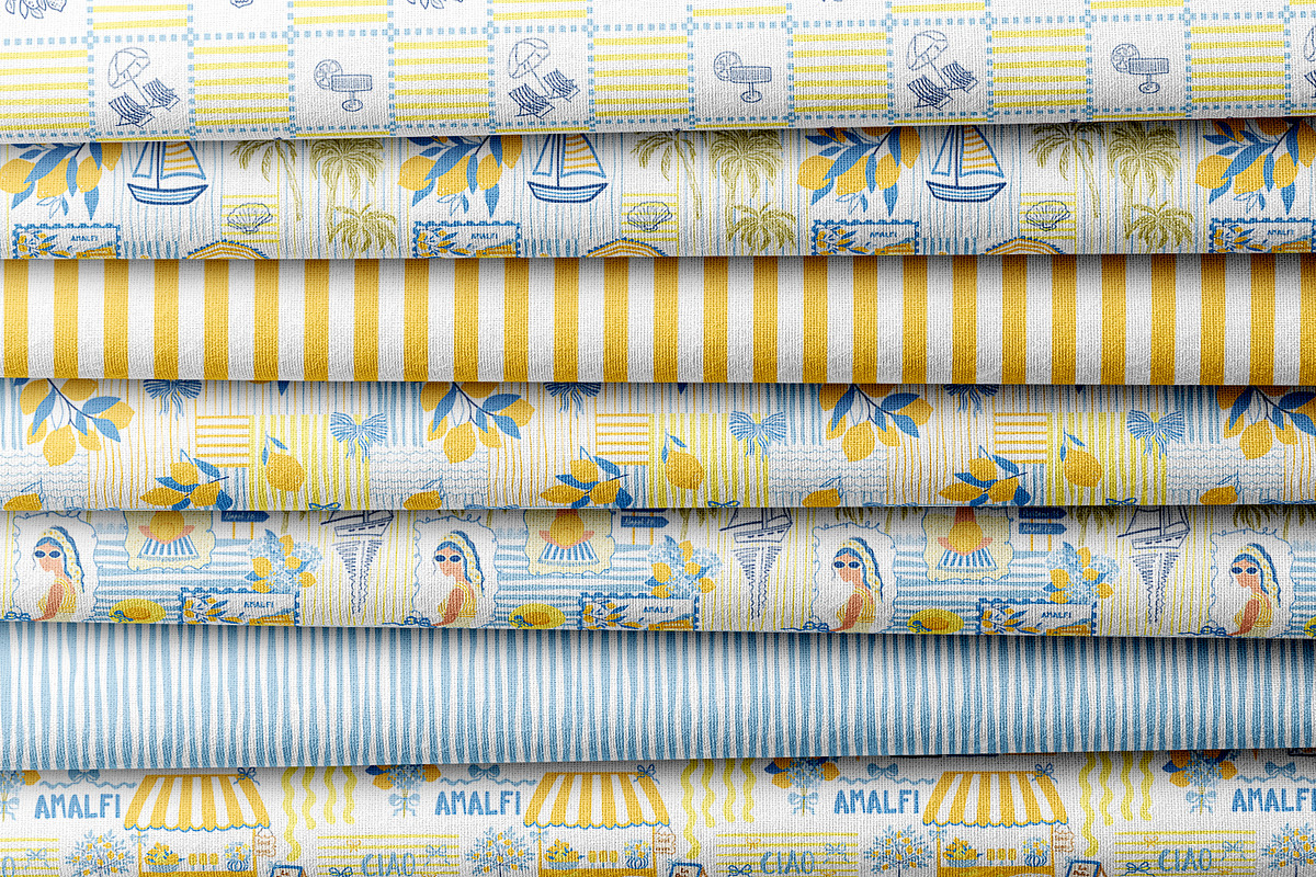 Limoncello - summer Amalfi patterns, a Pattern Graphic by Tani Kuzminka (Photo 18 of 24)
