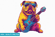 Music Dog Clipart Bundle, an Illustration by crative8112 (Thumbnail 15 of 15)